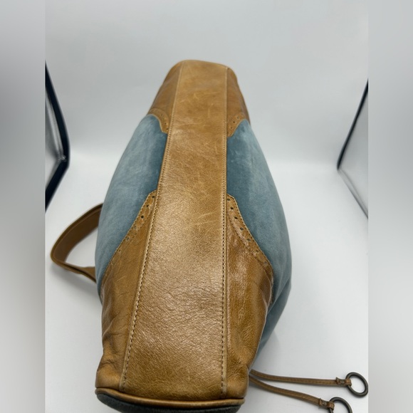 Kooba Blue Velvet Leather Trim Hobo-style shoulder bag - Picture 7 of 14